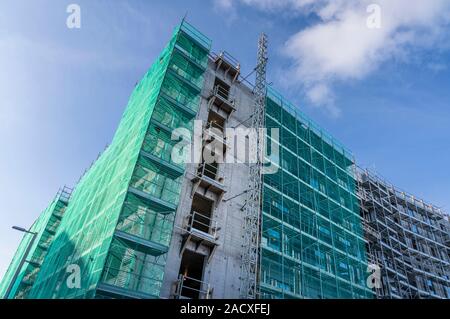 Building construction, Reykjavik, Iceland Stock Photo