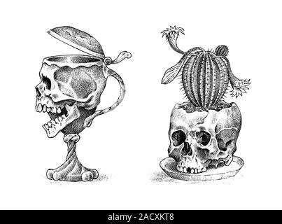 Cactus in a skull pot, Chris Gallegos, Tattoo Demon, Colorado Springs, CO :  r/tattoos