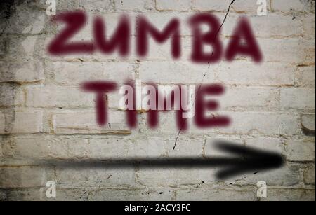 Zumba Time Concept Stock Photo