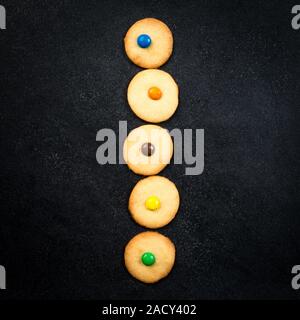 Homemade child cookies - I letter of the alphabet Stock Photo