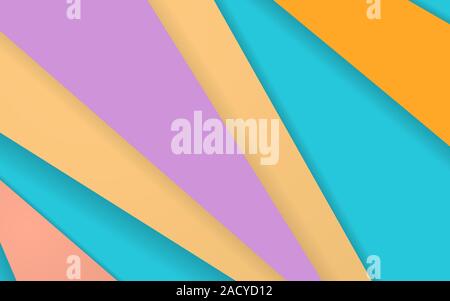 Abstract background in modern material design style Stock Photo