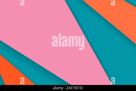 Abstract background in modern material design style Stock Photo