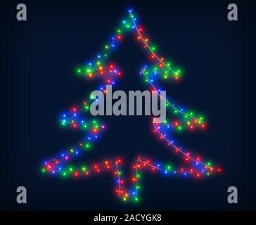 Glowing red Tree Stock Photo Alamy