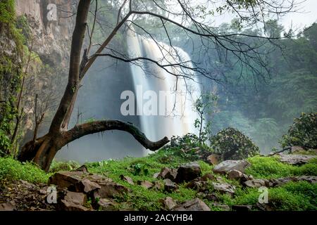 Another corner of Phu Cuong Waterfall in Chu Se district, Gia Lai province, Vietnam. Phu Cuong Waterfall is always an attractive destination for many Stock Photo