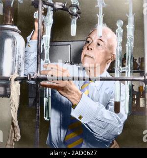 Gilbert Lewis (1875-1946), the American who was one of the 20th century's most influential chemists. In 1923 he published his important theories on ch Stock Photo