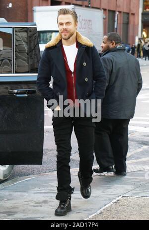 New York, NY, USA. 03rd Dec, 2019. Derek Hough at Build Series promoting the new NBC series, Holiday With The Houghs on December 03, 2019 in New York City. Credit: Rw/Media Punch/Alamy Live News Stock Photo