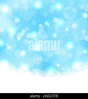 Abstract Christmas background with stars and snowflakes Stock Photo - Alamy