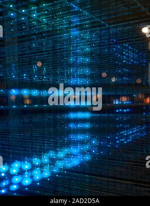 Blue LEDs Stock Photo