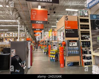 Orlando,FL/USA-11/11/19: The signs hanging from the ceiling at Home ...