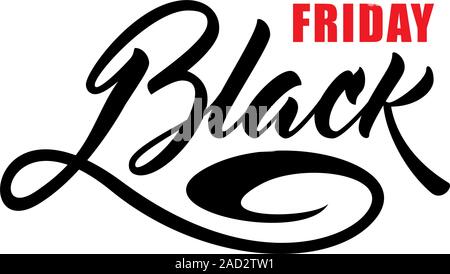 Text Black Friday Stock Vector