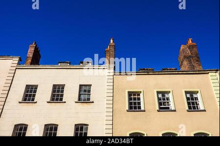 HDR Traditional british homes Stock Photo