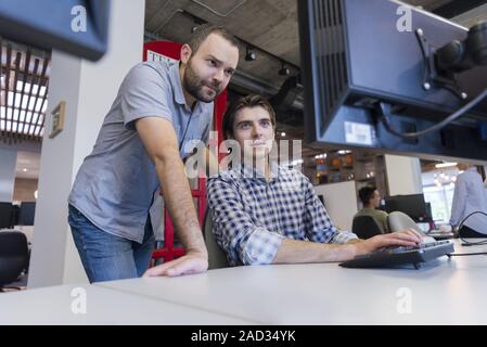 startup Business people group working as team to find solution Stock Photo