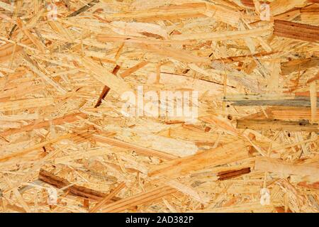 Coarse particle board, close up Stock Photo