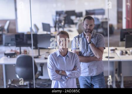 Business couple at office Stock Photo