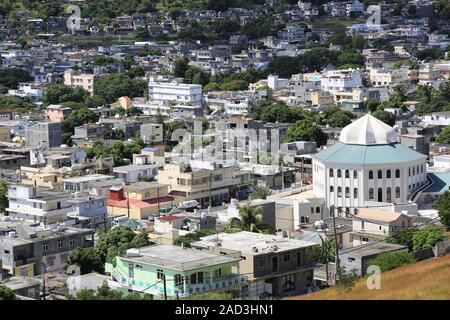 Mauritius, capital Port Louis, city view Stock Photo