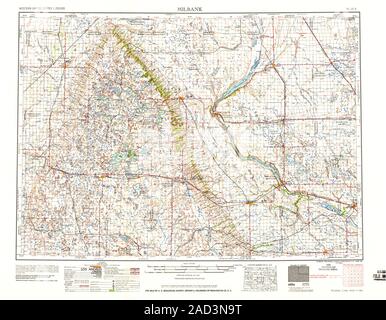 Milbank, South Dakota, map 1958, 1:250000, United States of America by ...