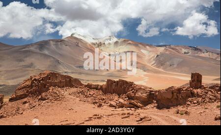 Volcano Puntas Negras, Atacama desert, Chile. Stock Photo