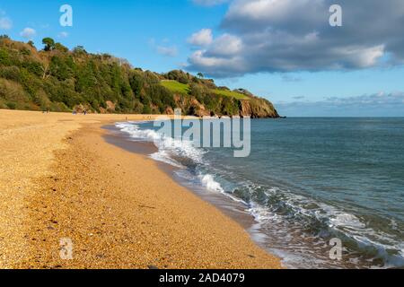 The beautiful Blacpool Sands beach near Dartmouth in South Devon UK Stock Photo