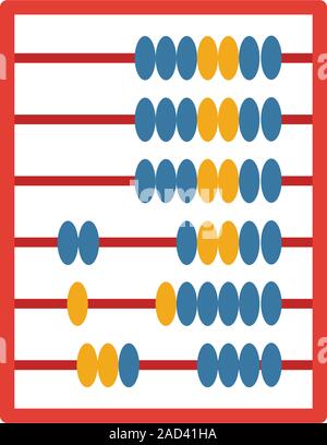 Abacus icon. Simple element from personal finance icons collection. Creative Abacus icon ui, ux, apps, software and infographics Stock Vector