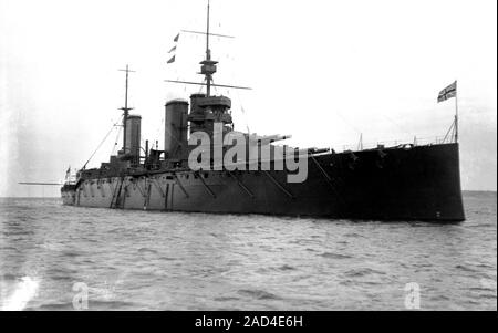 AJAXNETPHOTO. 1911-12 (APPROX). NORTH WEST SCOTLAND. - EDWARDIAN BATTLECRUISER - HMS LION ON A VISIT TO NORTH WEST SCOTLAND. PHOTO:AJAX VINTAGE PICTURE LIBRARY REF:()AVL NA LION 1900S 80201 18 Stock Photo