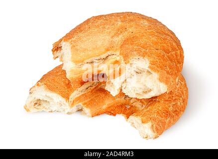 Two pieces of pita bread on each other Stock Photo