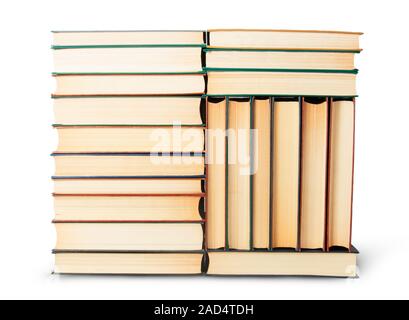 Different stack of old books Stock Photo