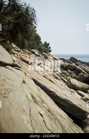Gorgeous Hiriketiya beach, Sri Lanka Stock Photo
