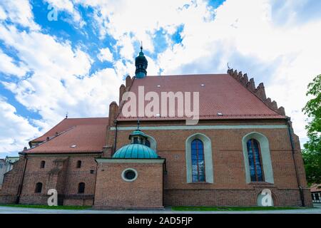 Cathedral of St. Martin and St. Nicholas in Bydgoszcz Stock Photo