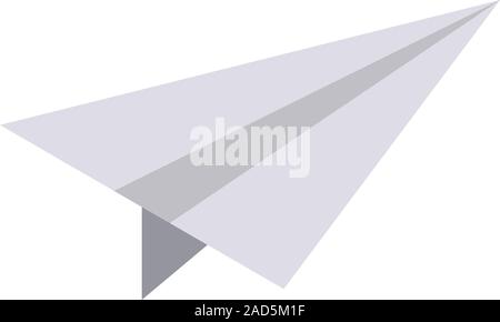 Paper plane icon, isometric style Stock Vector