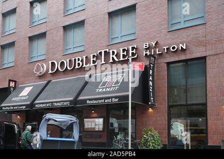 New York November 28 2019:Double Tree by Hilton Hotel in New York city - Image