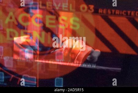 Cyber security, conceptual image. Stock Photo