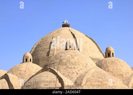 September 23 2019 - Bukhara, Uzbekistan: Toki-Zargaron, the covered bazaar Stock Photo