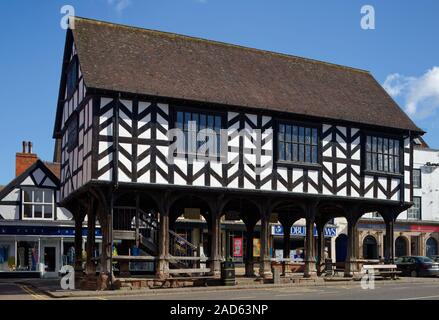 17th century grade I listed Market House, Ledbury, Herefordshire Stock Photo