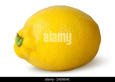 Ripe refreshing lemon turned Stock Photo