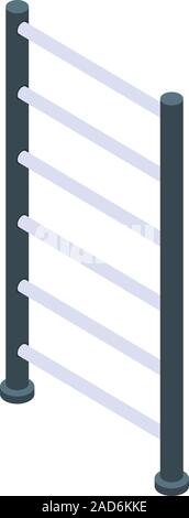 Gymnastic ladder icon, isometric style Stock Vector