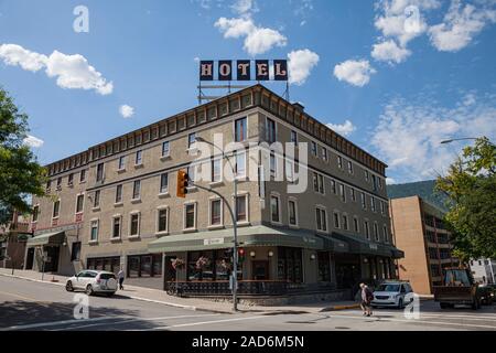 Hume Hotel, Nelson, West Kootenay, British Columbia, Canada Stock Photo