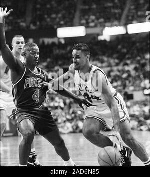 Joe Dumars of the Detroit Pistons. 1997-1998 Season Stock Photo