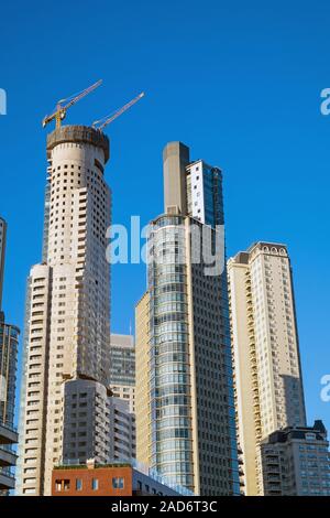 Skyscrapers seen in Puerto Madero, Buenos Aires, Argentina Stock Photo