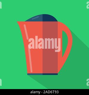 Modern flat design concept icon. Kettle tea and Coffee makers. Vector illustration. Stock Vector