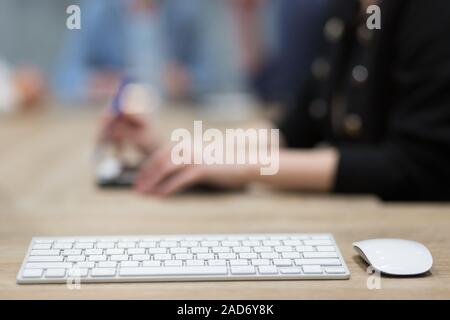 computer mouse and keyboard Stock Photo