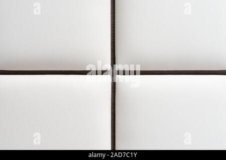 White Leather Upholstery Background Stock Photo
