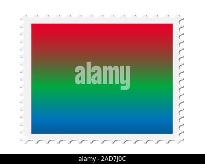 Postage Stamp Vector illustration Eps 10. Stock Vector