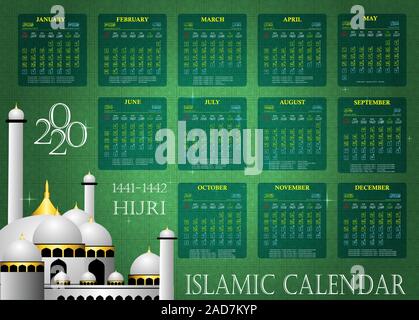 calendar 2020 islamic