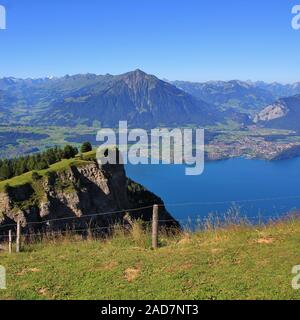 Stunning view from Mount Niesen, Switzerland Stock Photo - Alamy