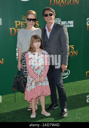 Lou Diamond Phillips and his daughter Celebrities attending the 2012