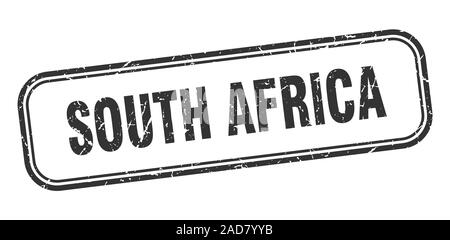 South Africa stamp. South Africa black grunge isolated sign Stock Vector