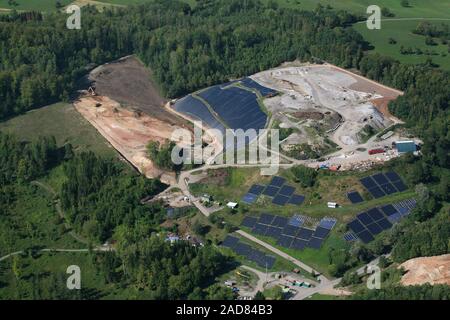 Wehr-Brennet, landfill Lachengraben with extension area Stock Photo