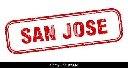 San Jose stamp. San Jose red grunge isolated sign Stock Vector