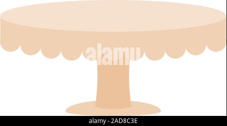 Isolated cake stand Stock Vector
