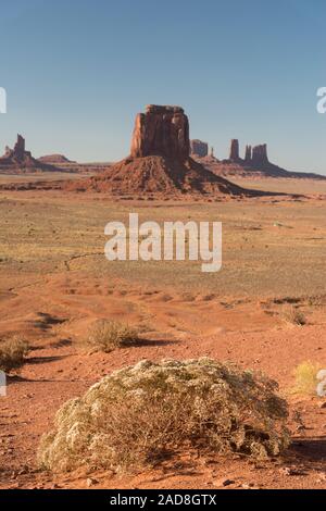 The wide countryside in Monument Valley, Arizona, US Stock Photo